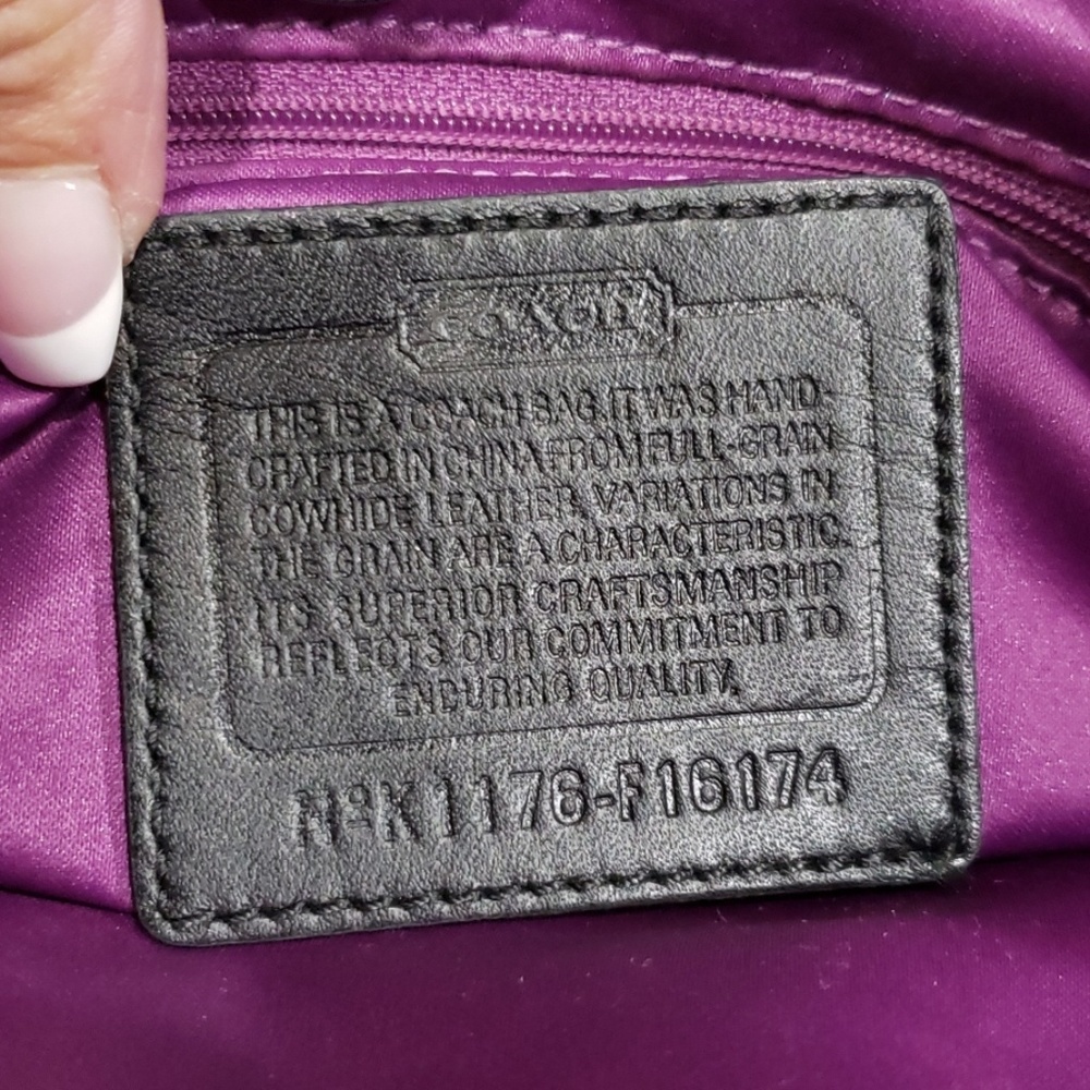 Coach black leather bag - Picture 8 of 8